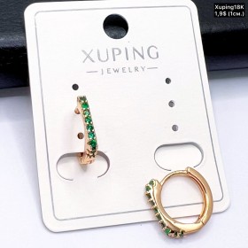 Сережки Xuping18К 20300 (1см)